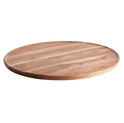 Natürliches Serviertablett mit edler Holzmaserung