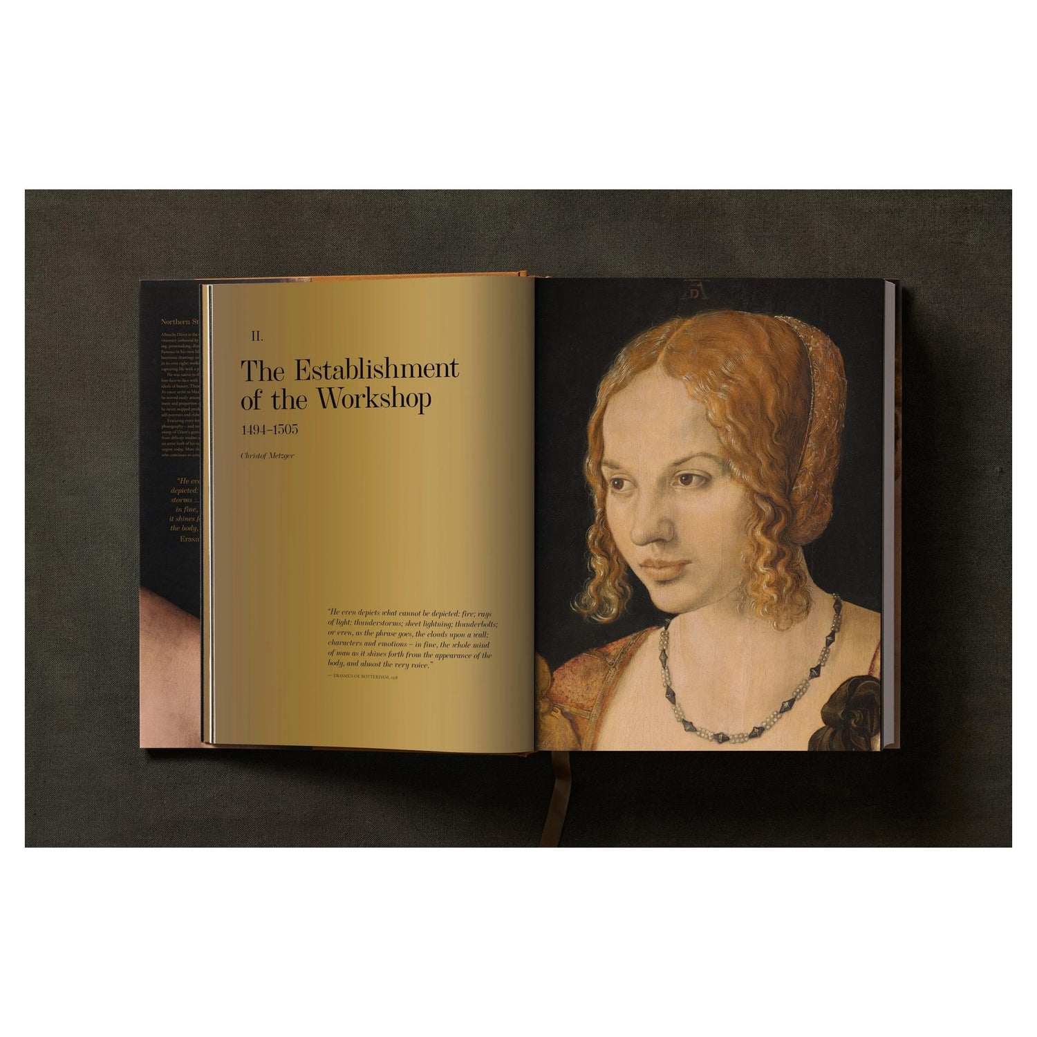 Buchcover der Dürer-Edition mit detaillierter Malerei.