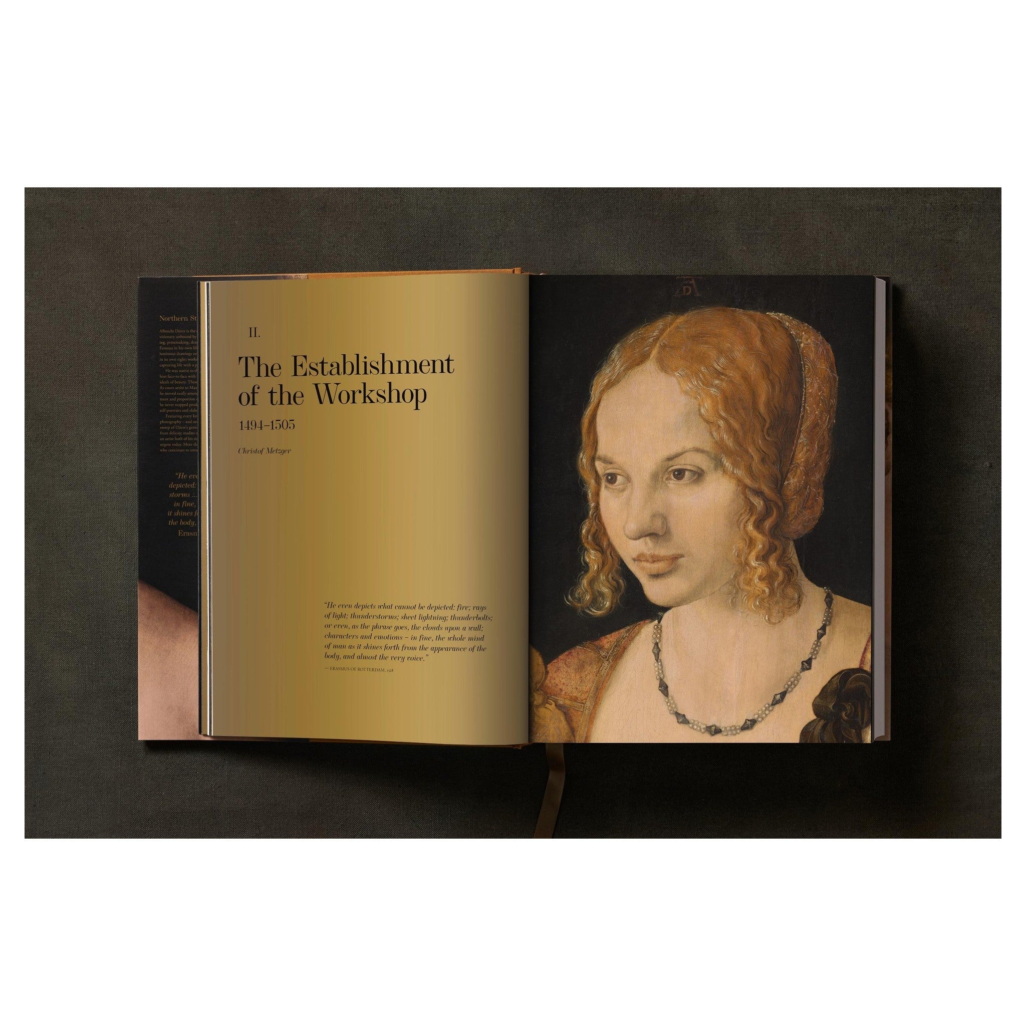 Buchcover der Dürer-Edition mit detaillierter Malerei.