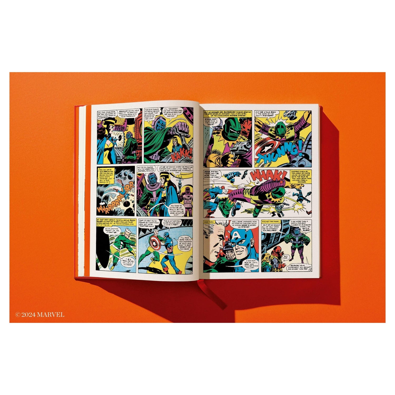 Avengers Comics restaurierte Originalseiten