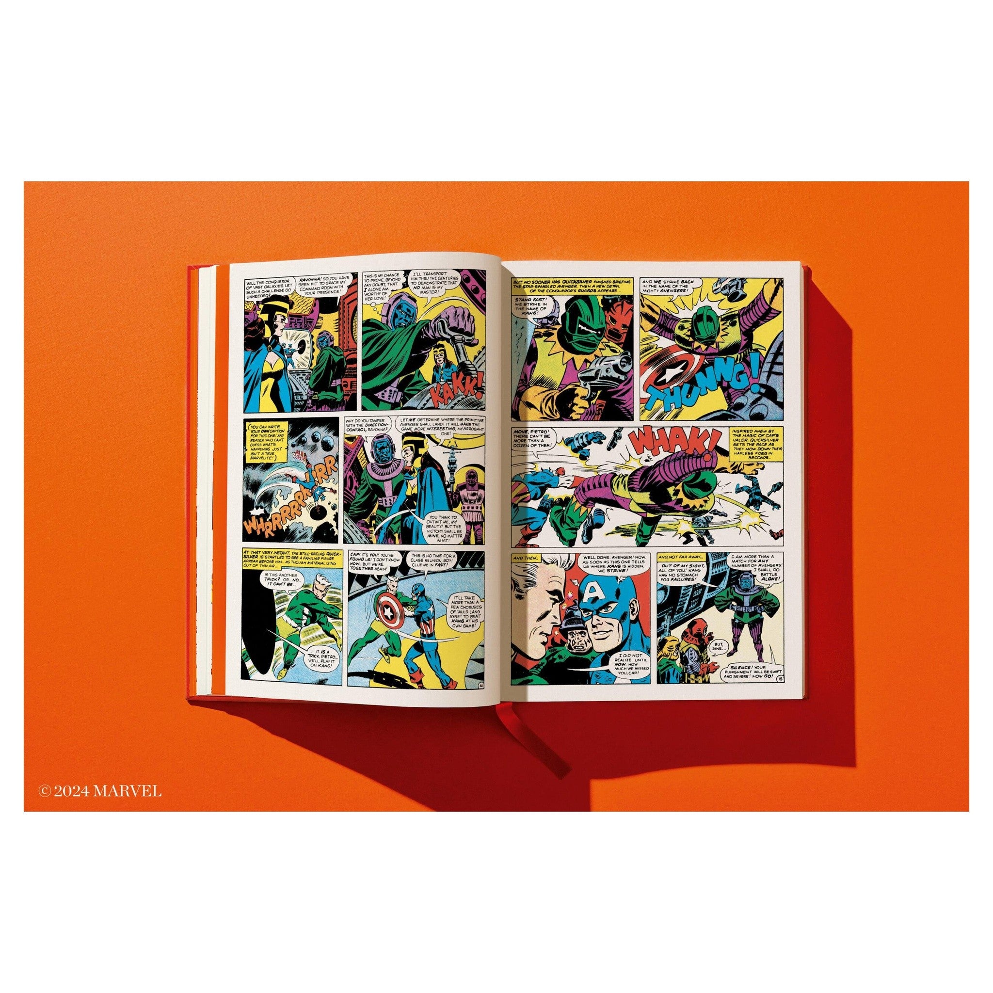 Avengers Comics restaurierte Originalseiten