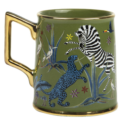 Tasse TAZZA GREEN aus Porzellan von der Marke Ortigia Sicilia