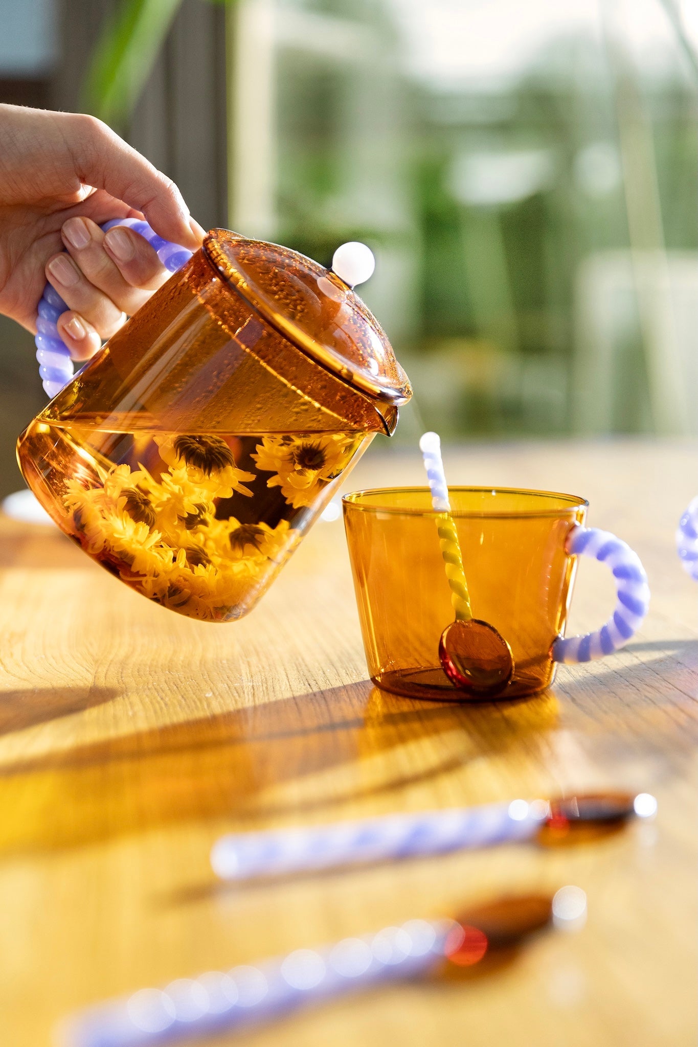 Tea-Time „Duet Amber“ · 4er-Set von &amp;k Amsterdam