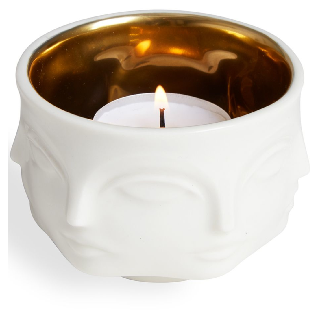MUSE D’OR VOTIVE HOLDER von Jonathan Adler mit skulpturalem Design.