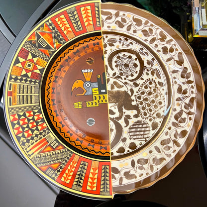 Teller HYBRID-MITLA /Porzellan