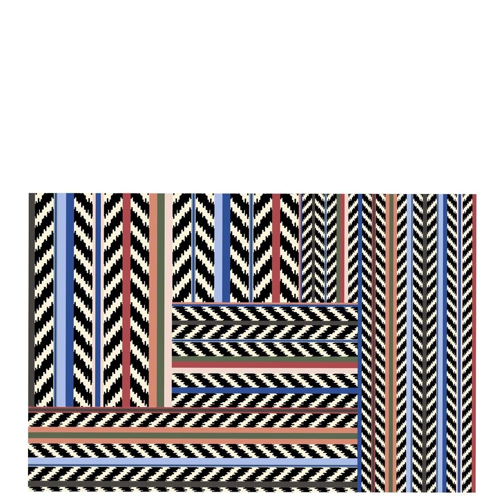Teppich JAIPUR STRIPE AZUR von Christian Lacroix