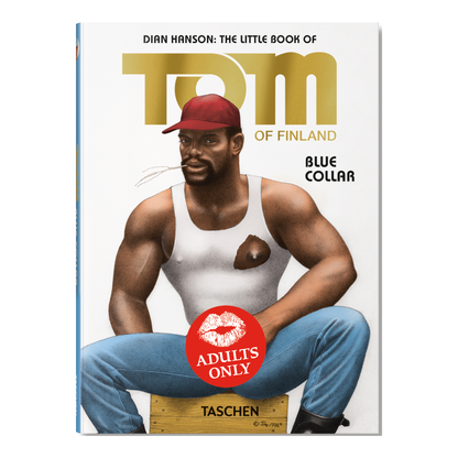 Cover des Buches The Little Book of Tom Blue Collar mit Darstellung männlicher Arbeiterfiguren