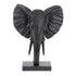 Tierfigur ELEPHANT matt schwarz