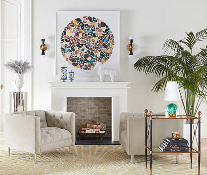 Tischlampe GLOBO VANITY in grün von Jonathan Adler