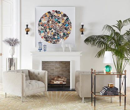 Tischlampe GLOBO VANITY in grün von Jonathan Adler