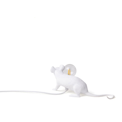Tischlampe MOUSE LOP weiß von Seletti – ikonisches Design mit spielerischem Charme