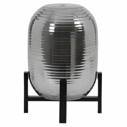 Tischlampe NIBALI Glas smoke