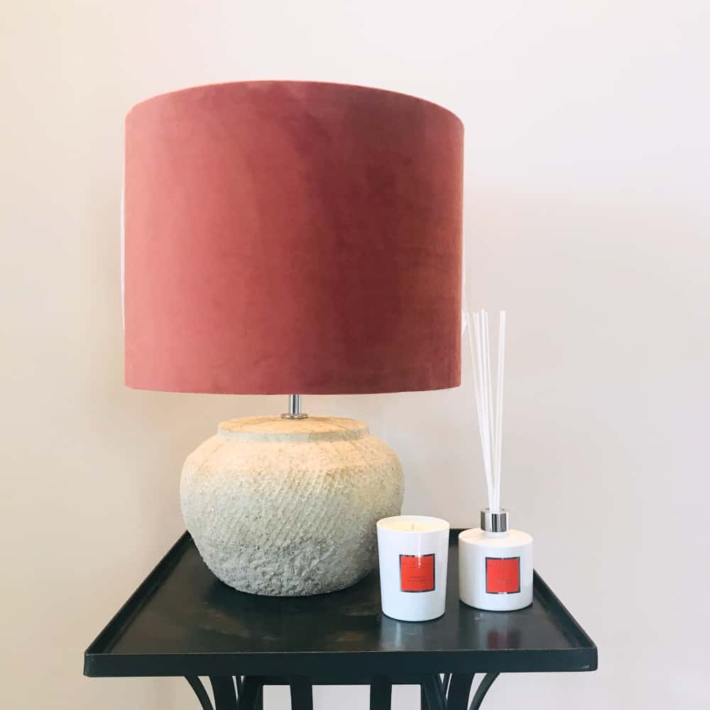 Tischlampe VERTAS dusty pink