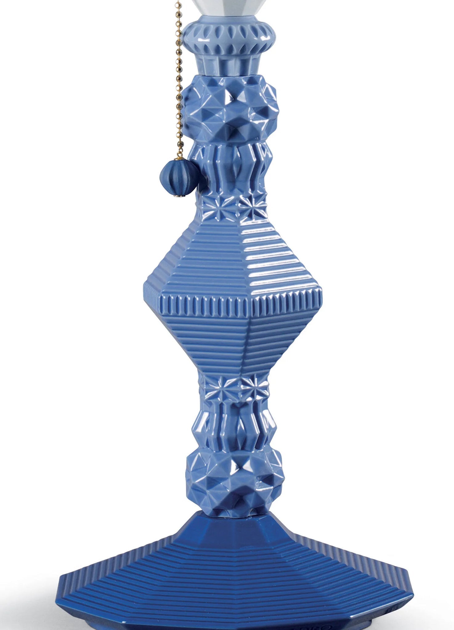 Tischleuchte BELLE DE NUIT in Blau von Lladró