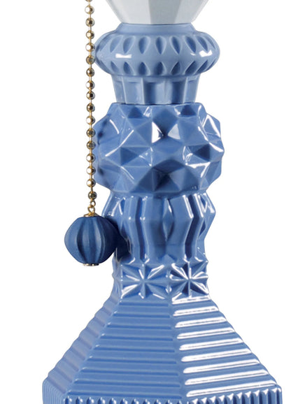 Tischleuchte BELLE DE NUIT in Blau von Lladró