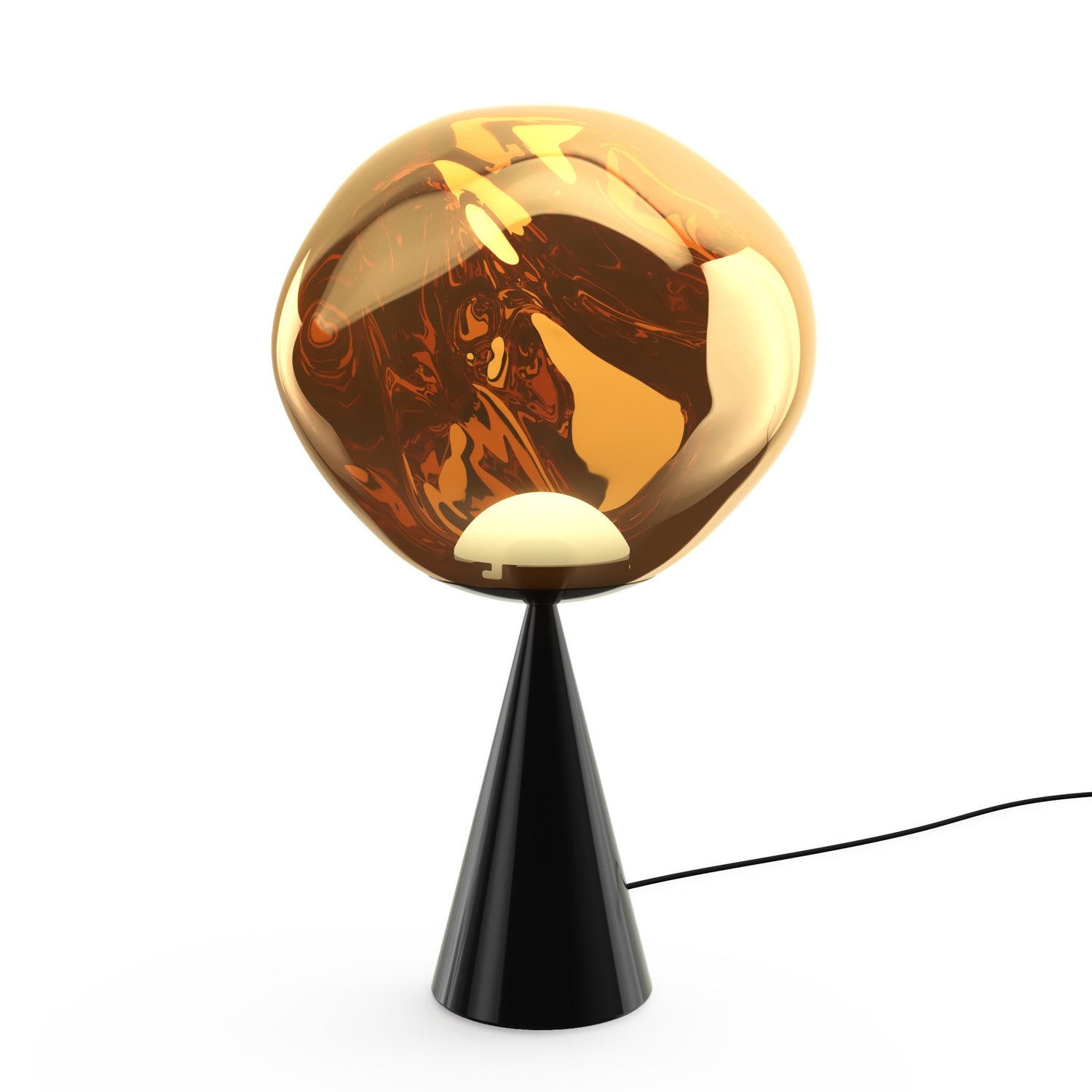 Melt Table Light in Gold Polished Polycarbonate