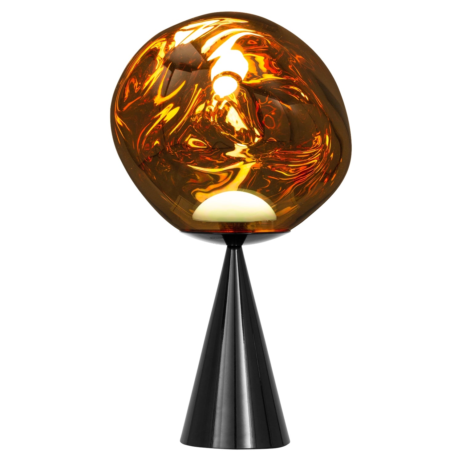 Melt Table Light in Gold Polished Polycarbonate