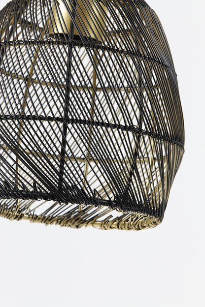 Tischleuchte MEYA in matt schwarz und gold der Marke Light &amp;amp; Living
