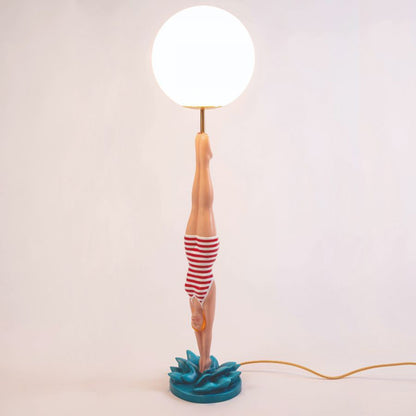 Tischleuchte LADY DIVER in rot der Marke Seletti