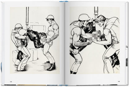 Archivskizze eines Arbeiter Mannes von Tom of Finland im typischen hypermaskulinen Kunststil mit Fokus auf Körperlichkeit und Kraft