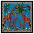 Tray Giraffe Blue 16x16cm als dekoratives Wohnaccessoire