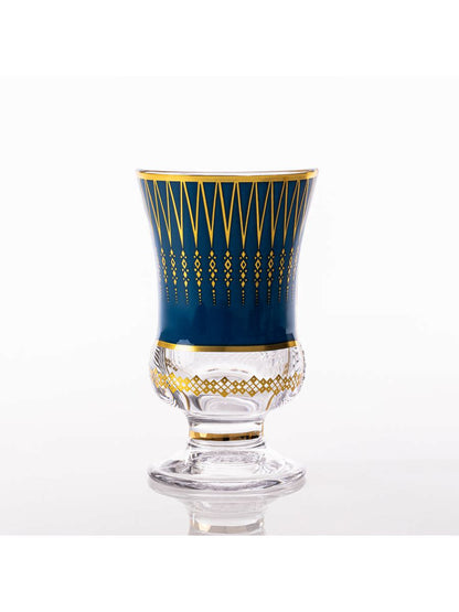 Trinkglas HYBRID-PANNOTIA blau-gold