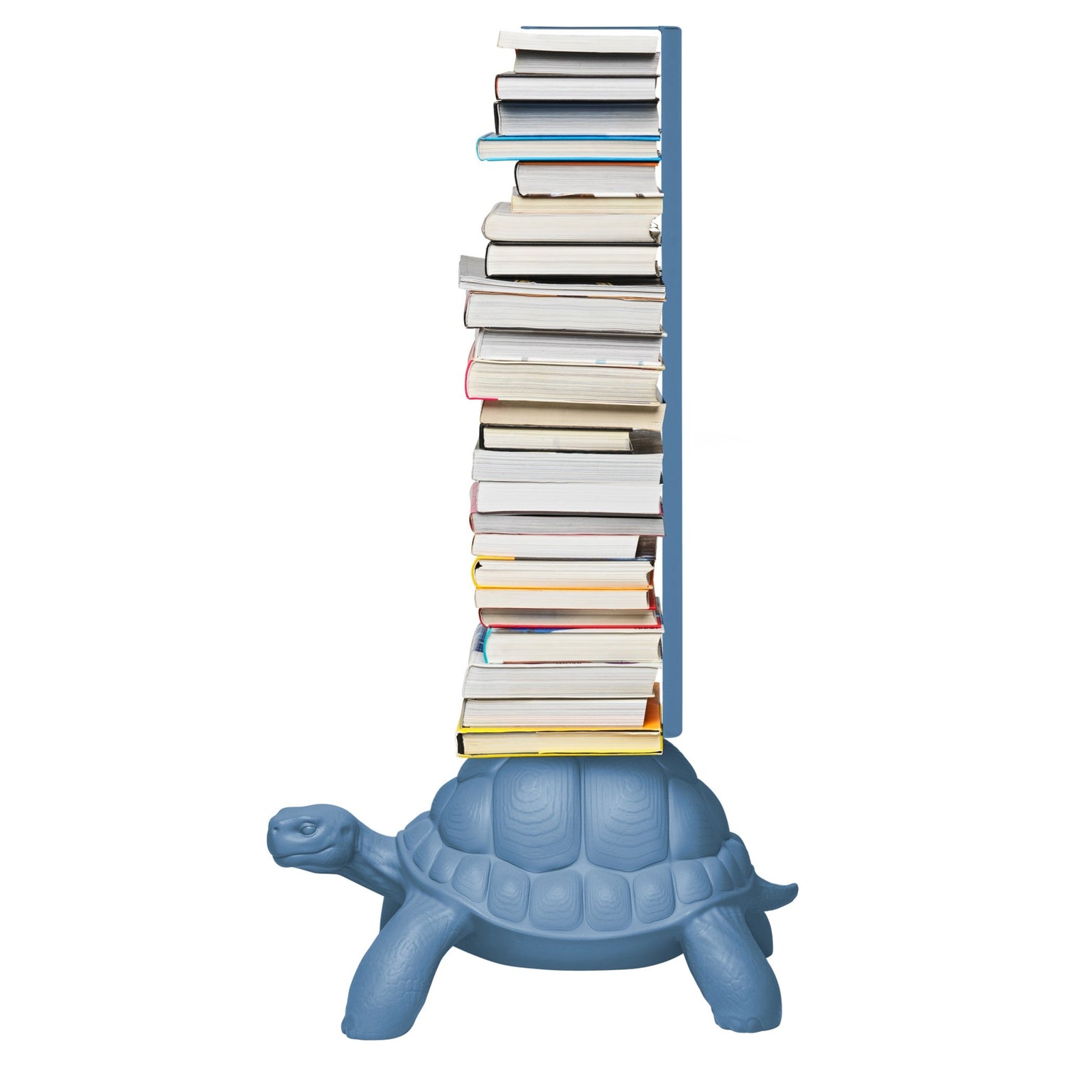 Künstlerisches Bücherregal von Marcantonio in hellblauer Ausführung