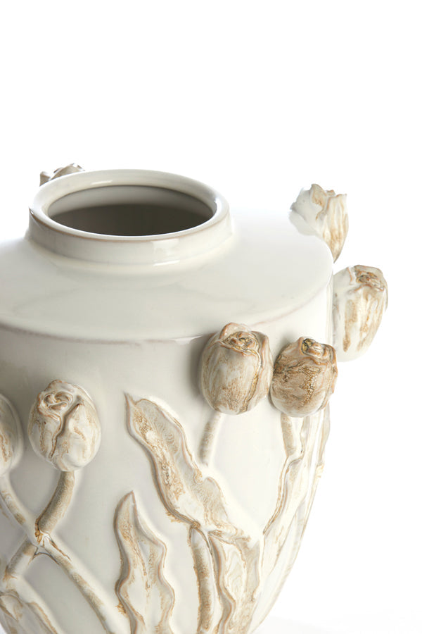 Vase JUANA crème von Light &amp;amp; Living