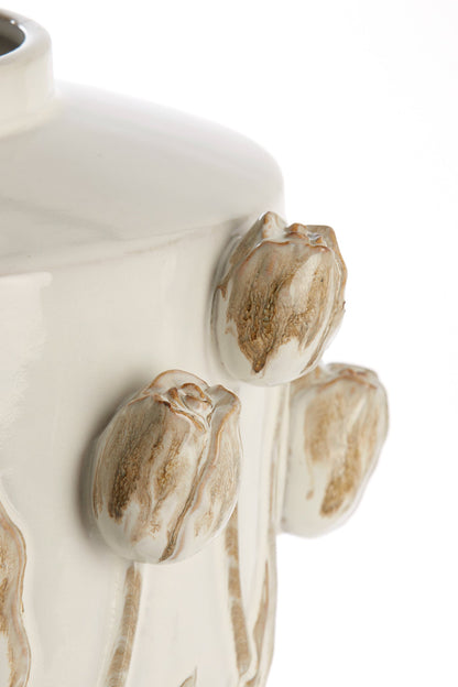 Vase JUANA crème von Light &amp;amp; Living