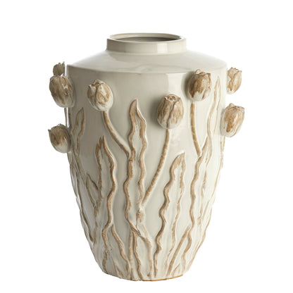 Vase JUANA crème von Light &amp;amp; Living
