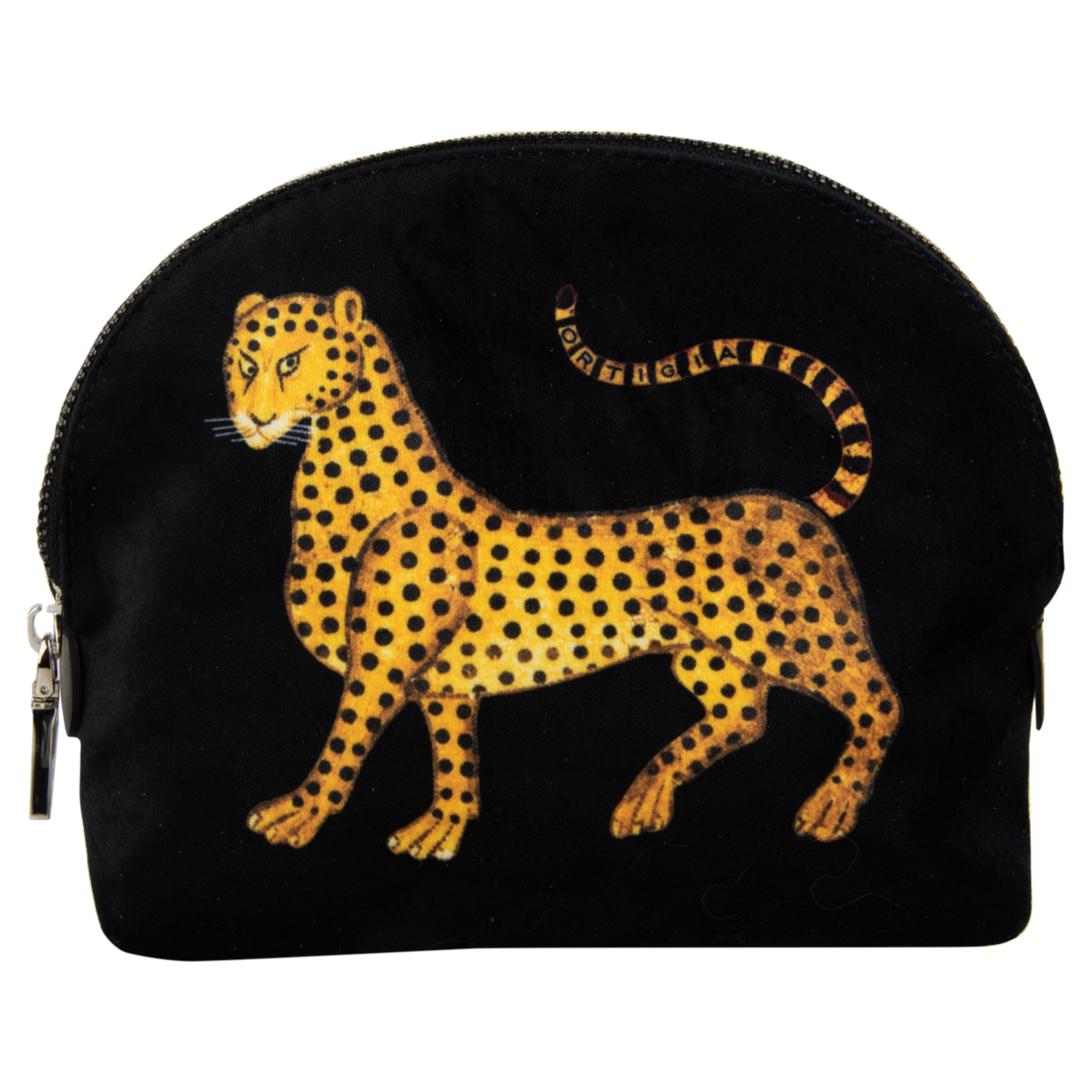 Schwarze Velvet Pochette aus italienischem Samt