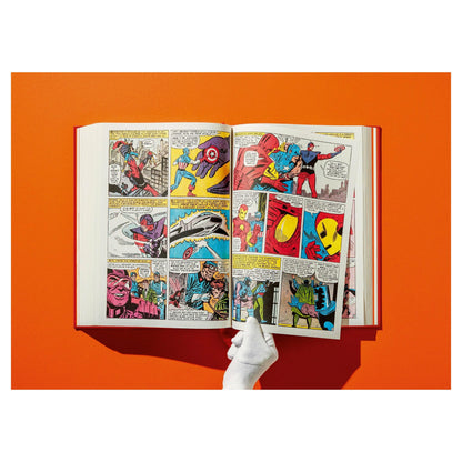 Künstlerische Nahaufnahme der Marvel-Covergrafik