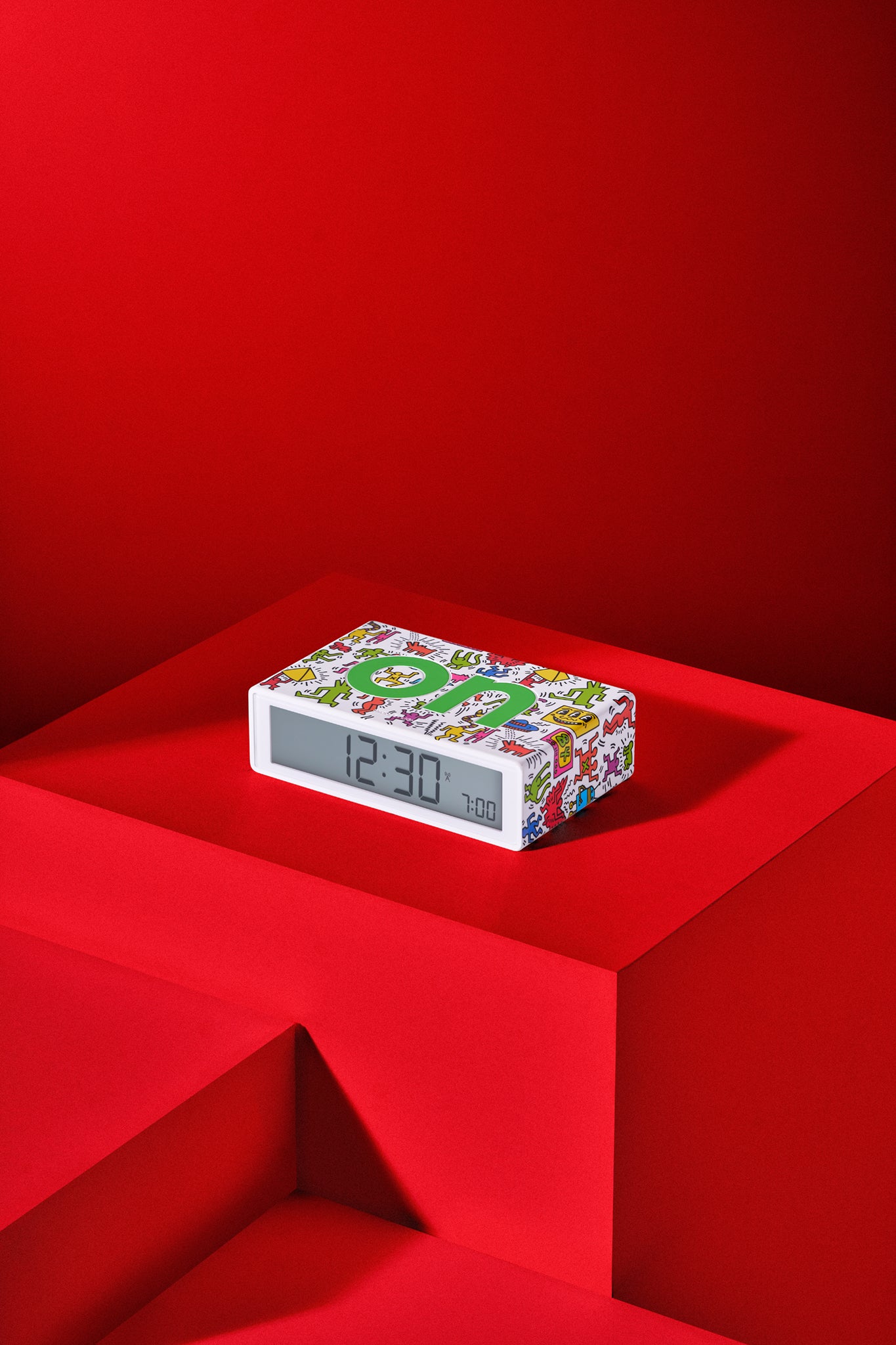 LEXON HAPPY FLIP+ x KEITH HARING Wecker