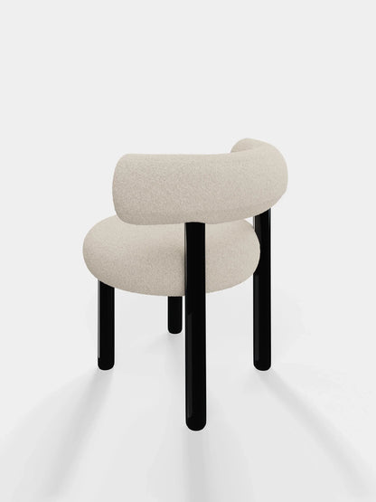 Stuhl mit Boucle Stoff