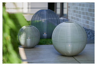 Windlicht KNOKKE hellgrau Ø 30 cm