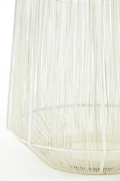 Windlicht ODINA creme 28x46cm
