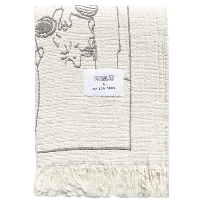 Baumwolldecke Peanuts Blanket Comic Flightschool